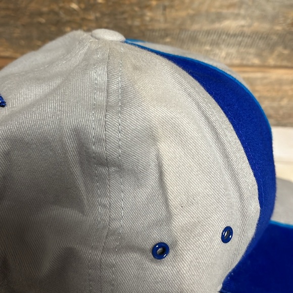 NASCAR Adjustable Dad Hat Cap Blue Gray Little Blue Pill - Picture 9 of 10